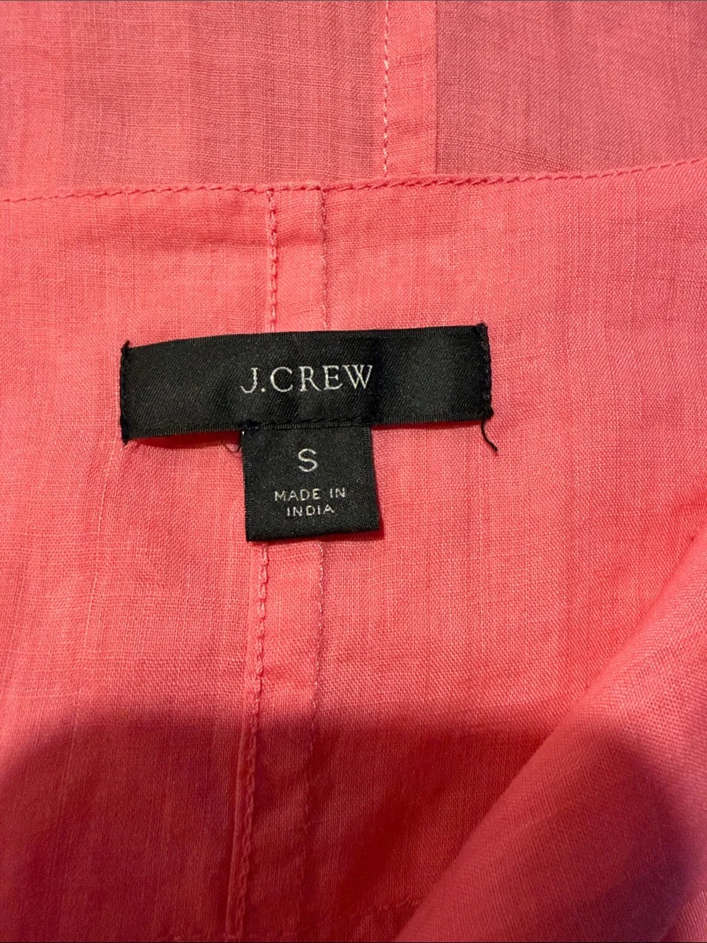 J. Crew  Coral Pink pullover Shirt